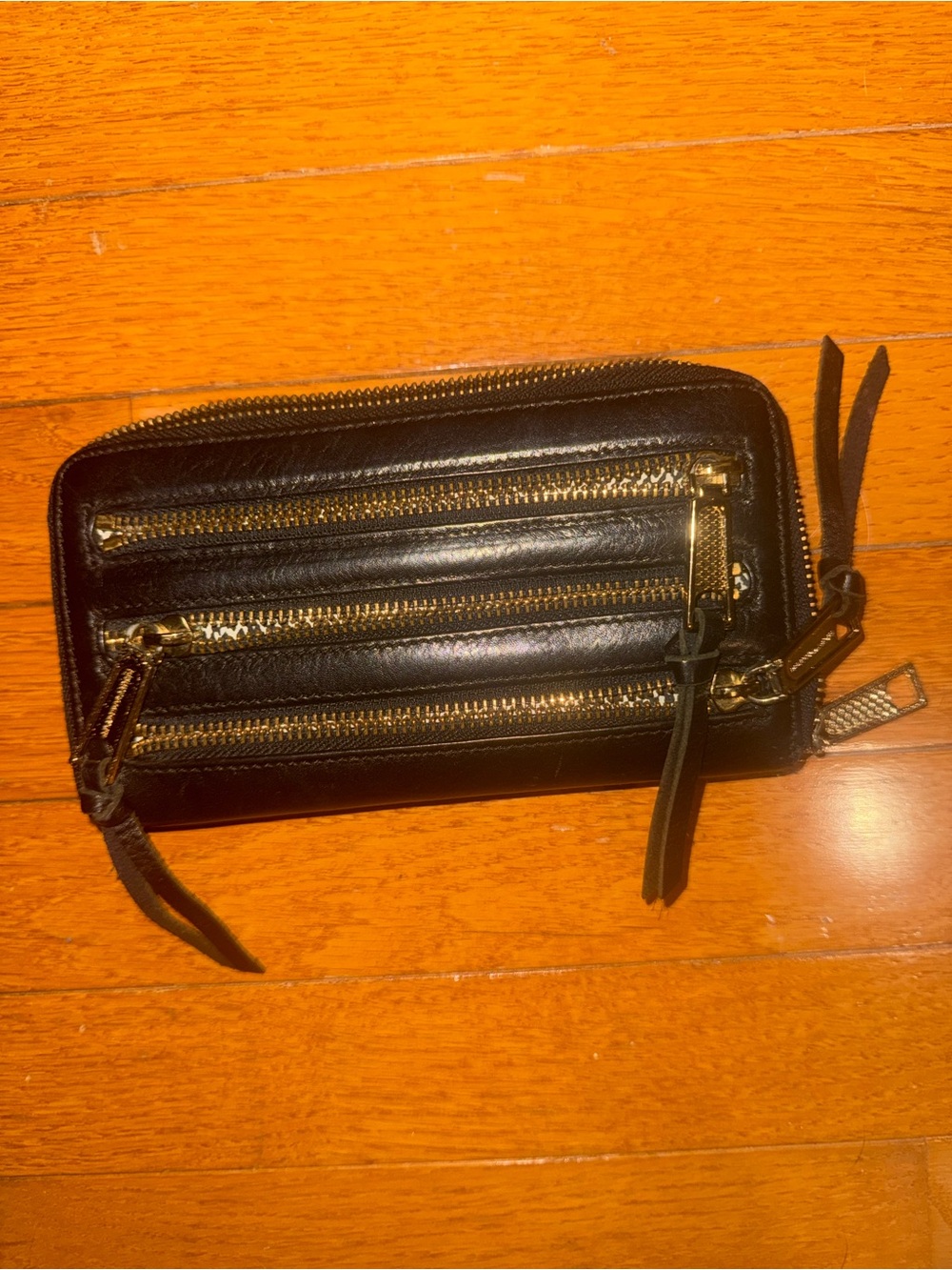 Y2K Rebecca Minkoff Black Leather wallet